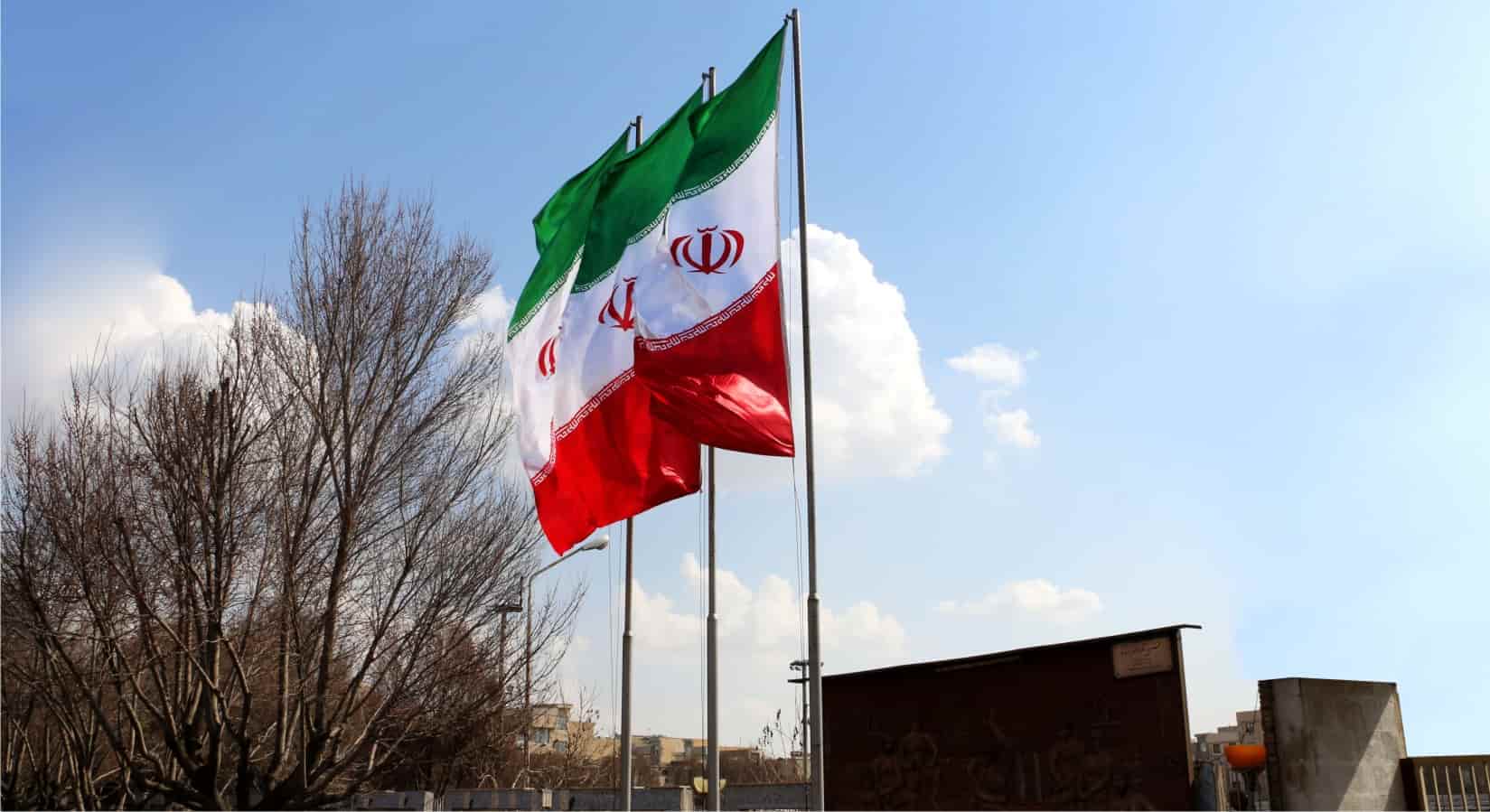 پرچم اهتزاز عمودی ایران